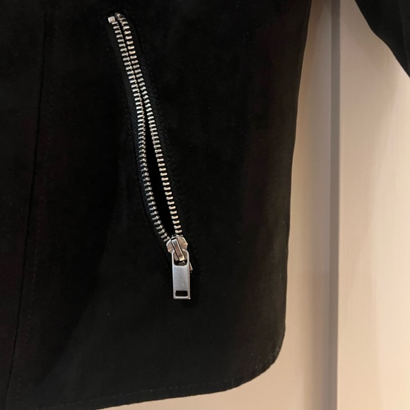 H&M faux suede moto jacket - Picture 3 of 5